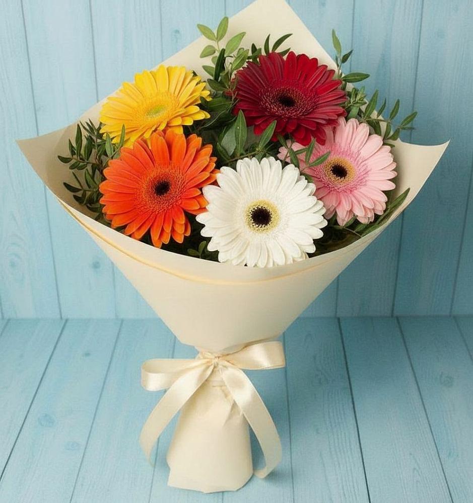 Букет цветов из: Герберы в Гостилицы