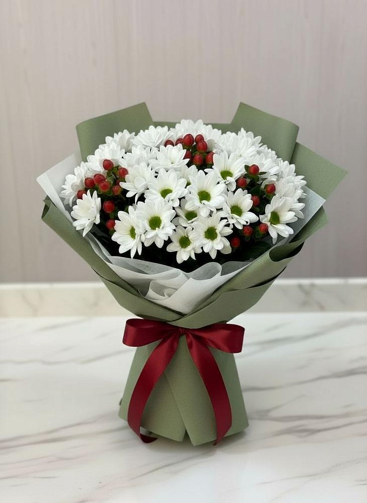 Букет цветов из: Хризантемы в Гостилицы