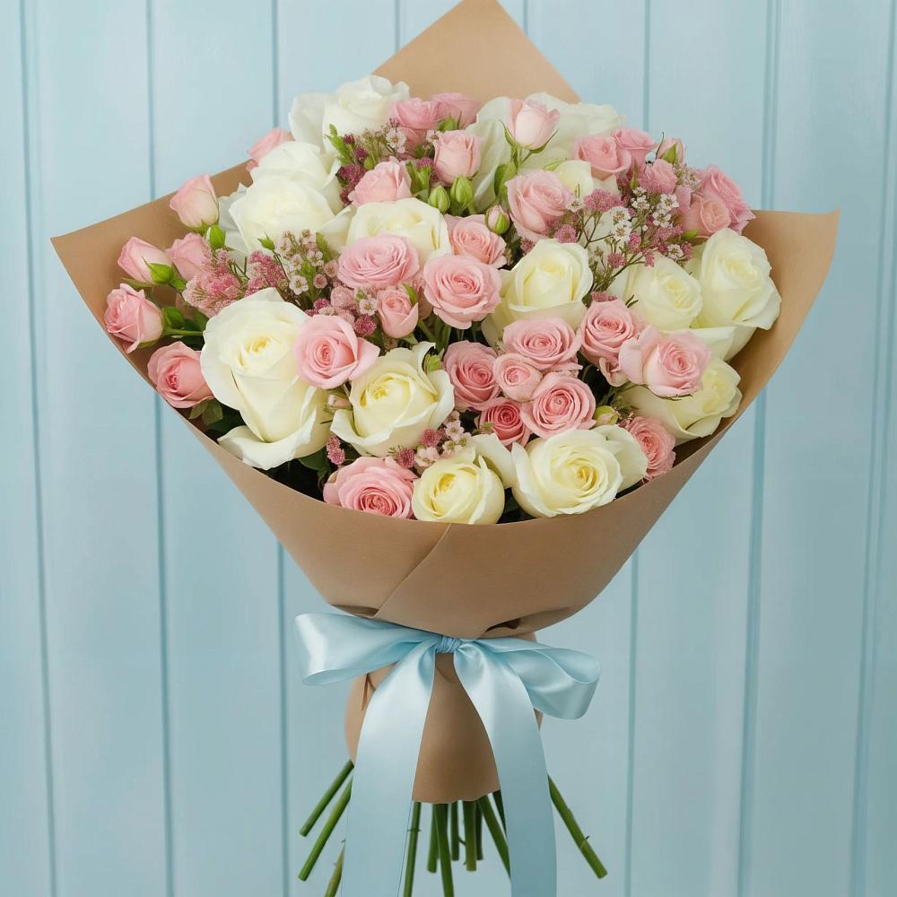 Букет цветов из: Розы в Гостилицы