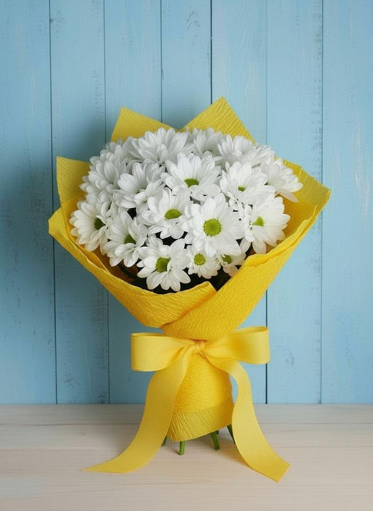 Букет цветов из: Хризантемы в Гостилицы