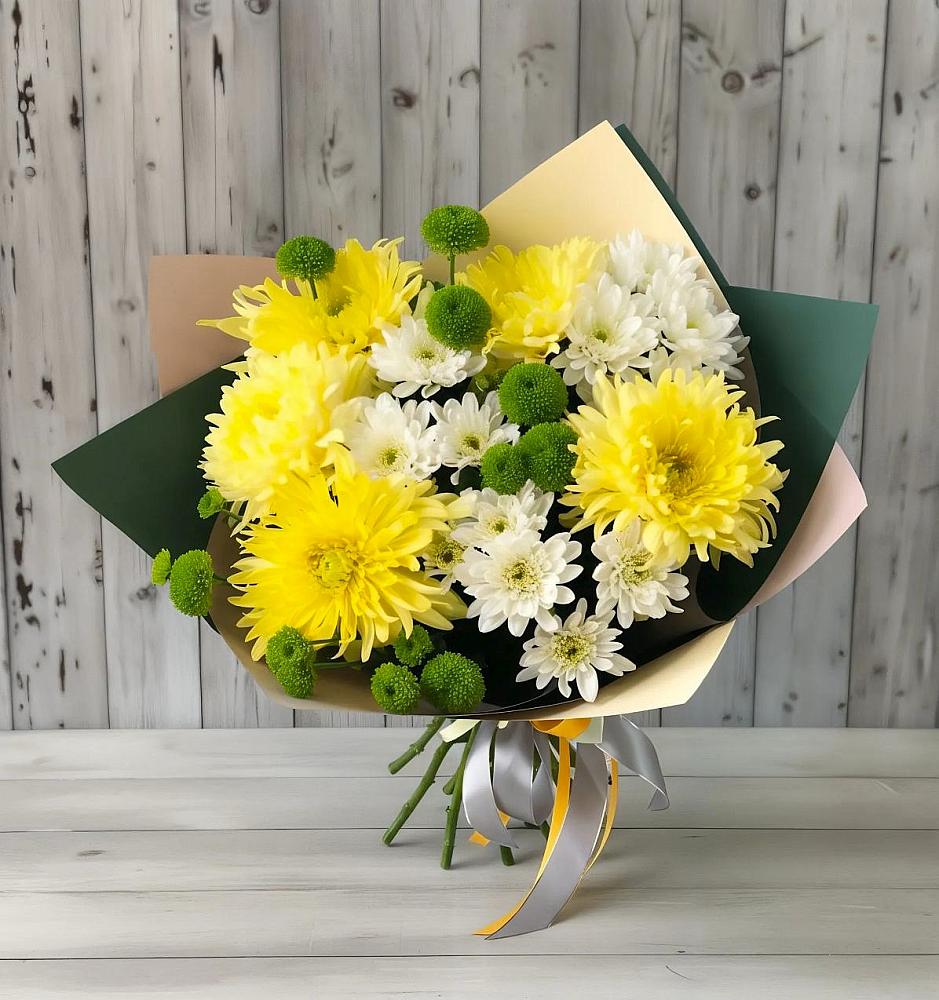 Букет цветов из: Хризантемы в Гостилицы
