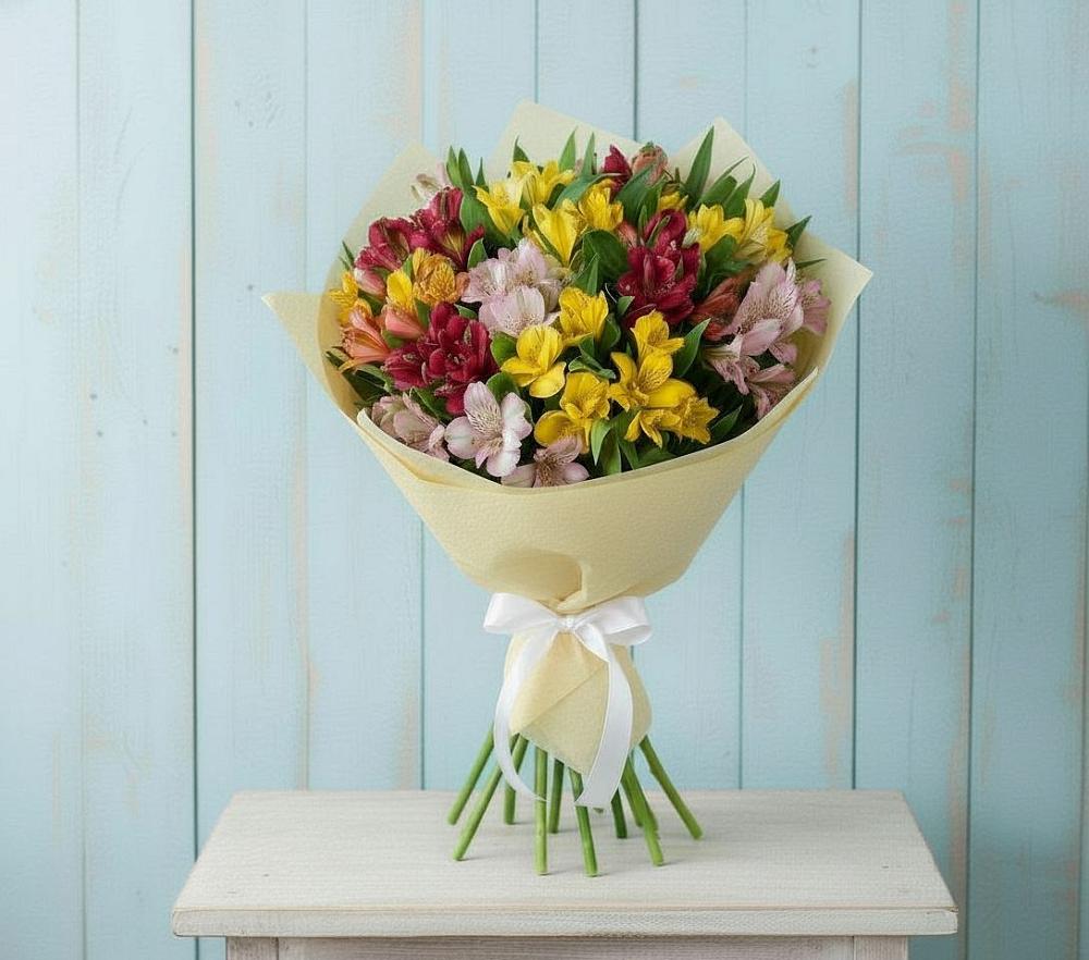 Букет цветов из: Альстромерии в Гостилицы