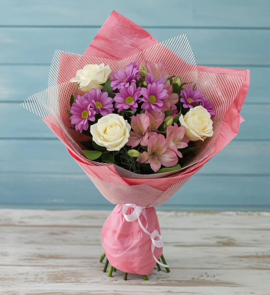 Букет цветов из: Герберы в Гостилицы