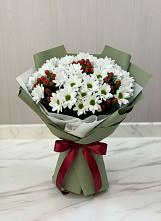Букет цветов из:  Хризантемы #REPLACE_PRED# Гостилицы