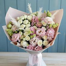 Букет цветов из:  Альстромерии и Розы в Гостилицы